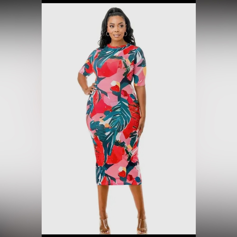 Marble Mix Maxi Dress